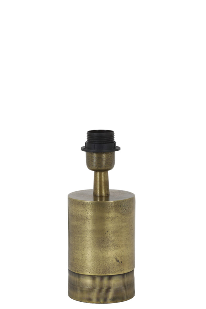 pie de lámpara de bronce en forma de cilindro Light & Living Savi - H. 17 cm - Imagen 2