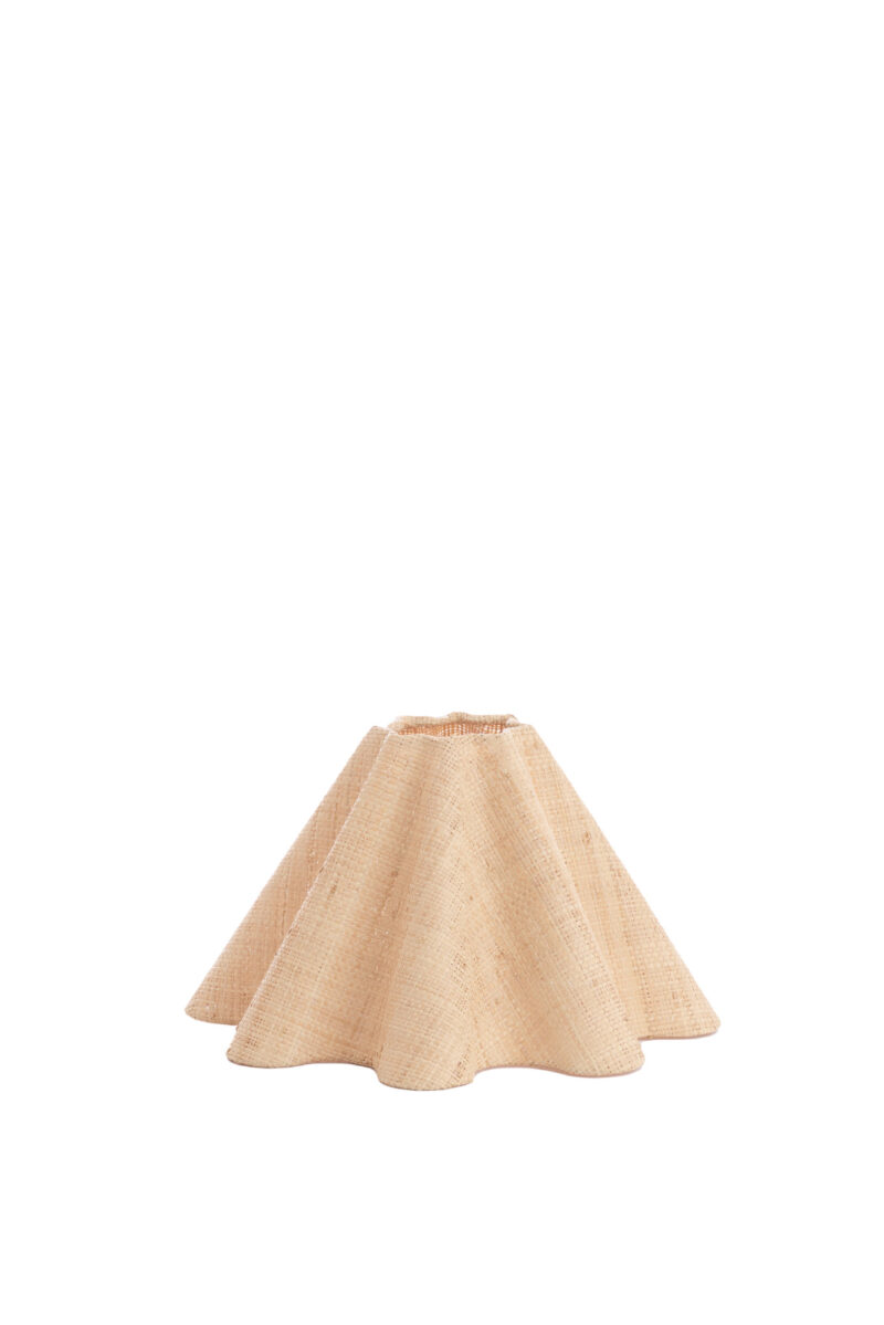 Pantalla trenzada color beige Light & Living Bezaha – Ø 18,5 cm - Imagen 2