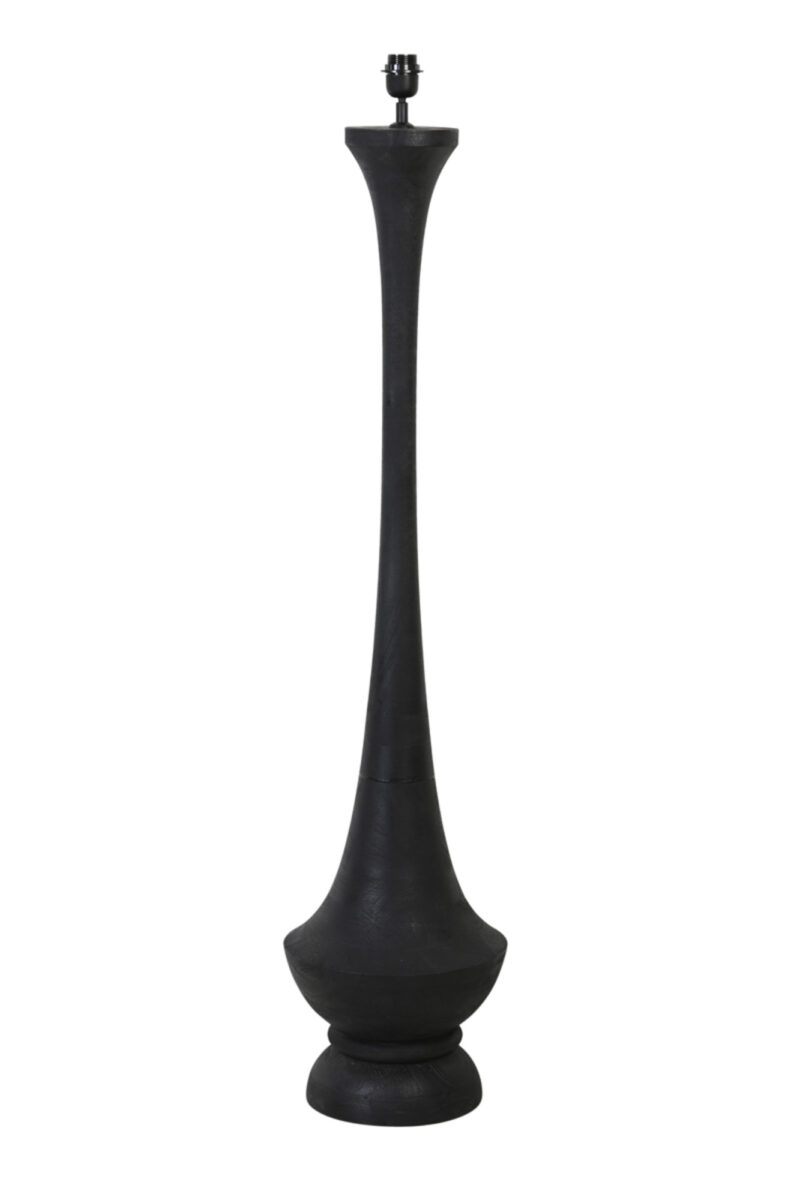 Base de lámpara de mesa negra elegante Light & Living Nicolo - H. 130 cm - Imagen 2