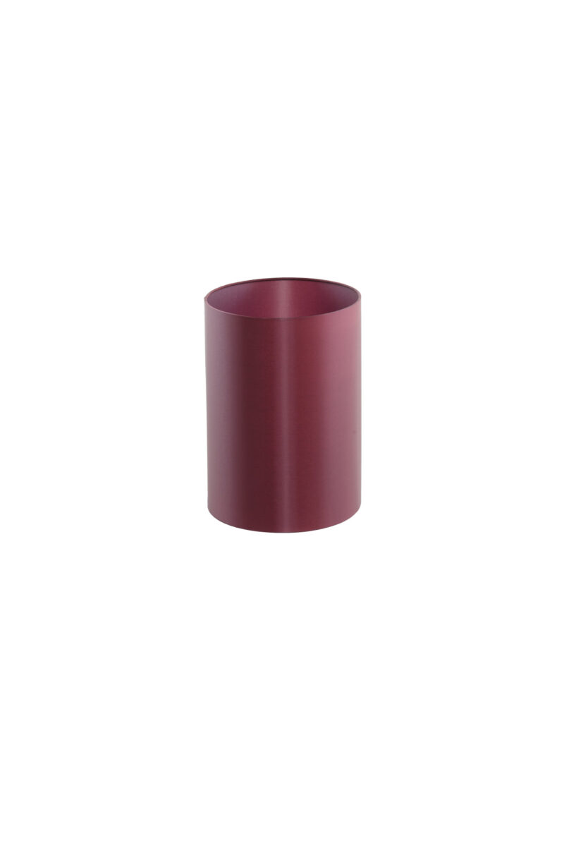 Pantalla de tela burdeos Light & Living Imani - H. 32 cm - Imagen 4