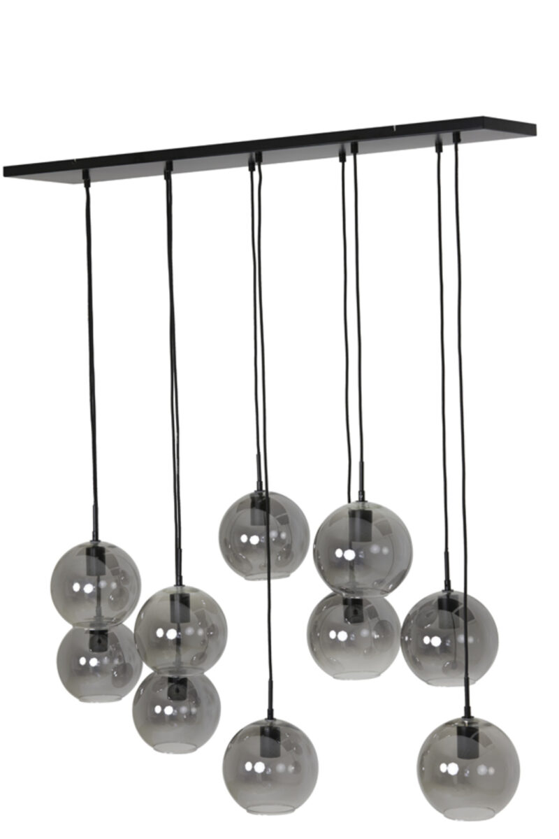 Lámpara colgante de vidrio geométrica alargada Light & Living Subar – An. 124 cm - Imagen 3