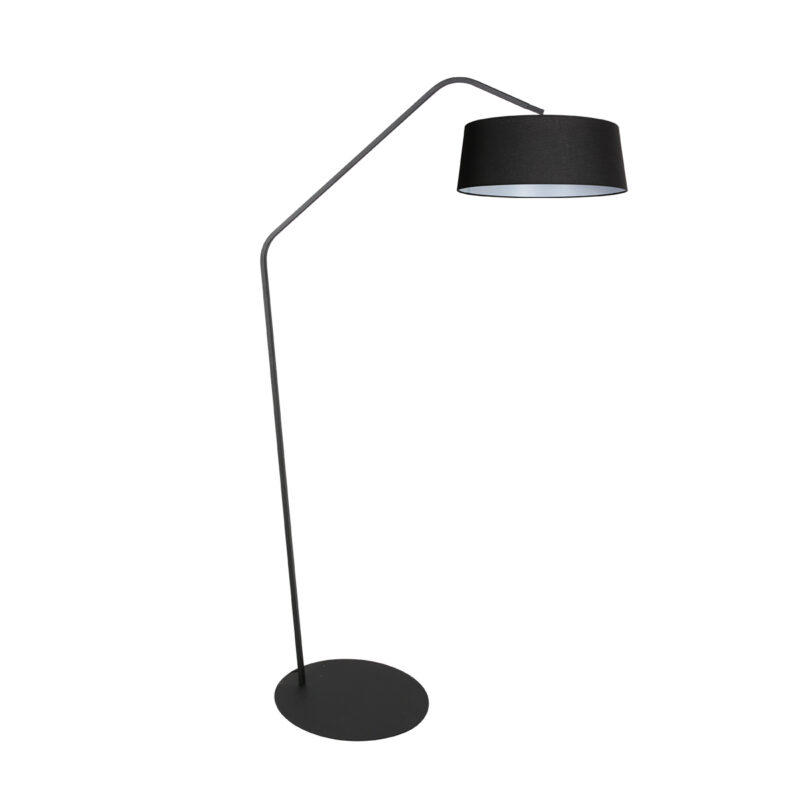 Lámpara moderna con pantalla cónica negra Anne Lighting ZigZag