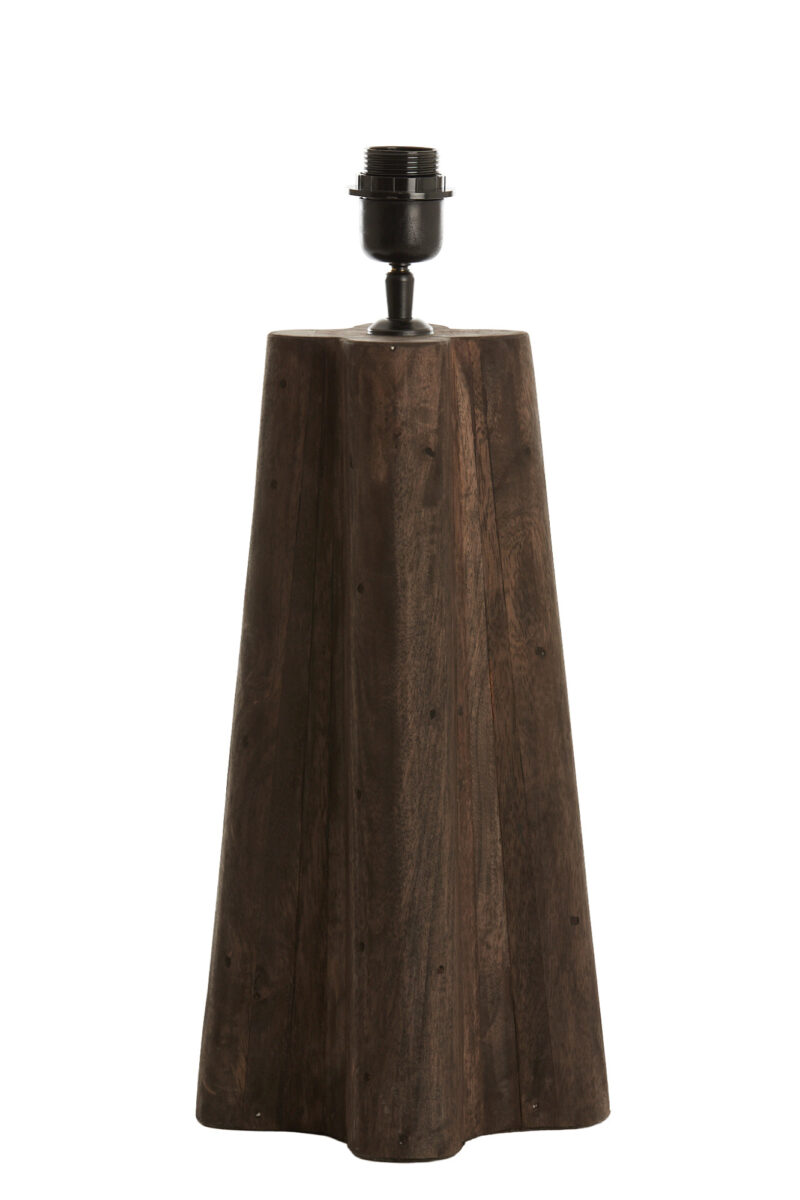 Gran base de lámpara de madera con casquillo Light & Living Navelli - H. 40 cm - Imagen 2