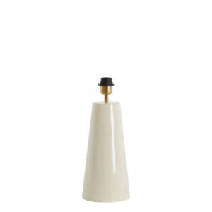 Base de lámpara de cerámica color marfil Light & Living Yelos - H. 35 cm