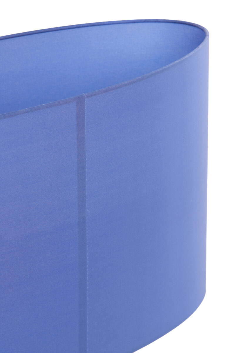 Pantalla de lámpara cilíndrica colorida en azul Light & Living Paradox - H. 25 cm - Imagen 6