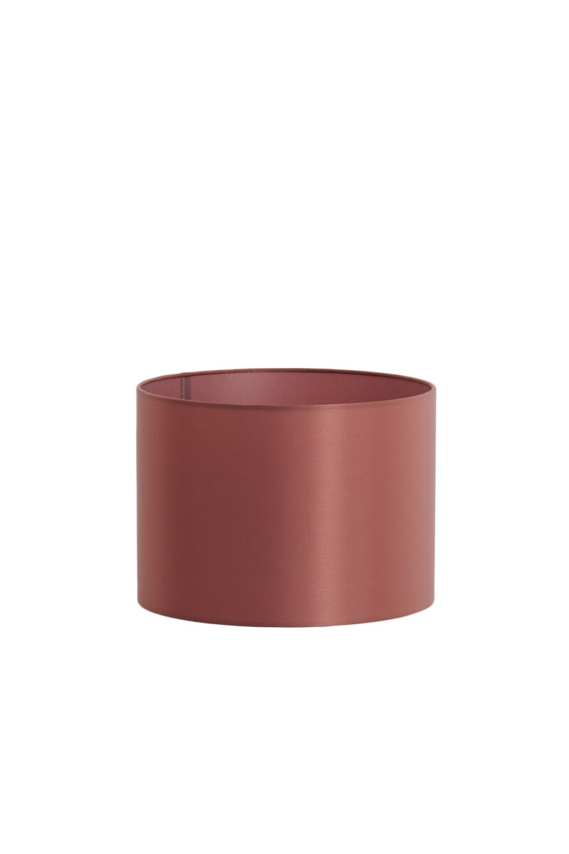 Pantalla de lámpara de cilindro rojo de tela Light & Living Imani - Ø 25 cm - Imagen 2