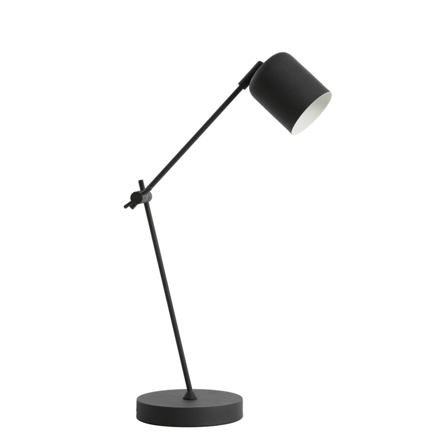 Lámpara de escritorio de metal negro Light & Living Rijeka - H. 51 cm