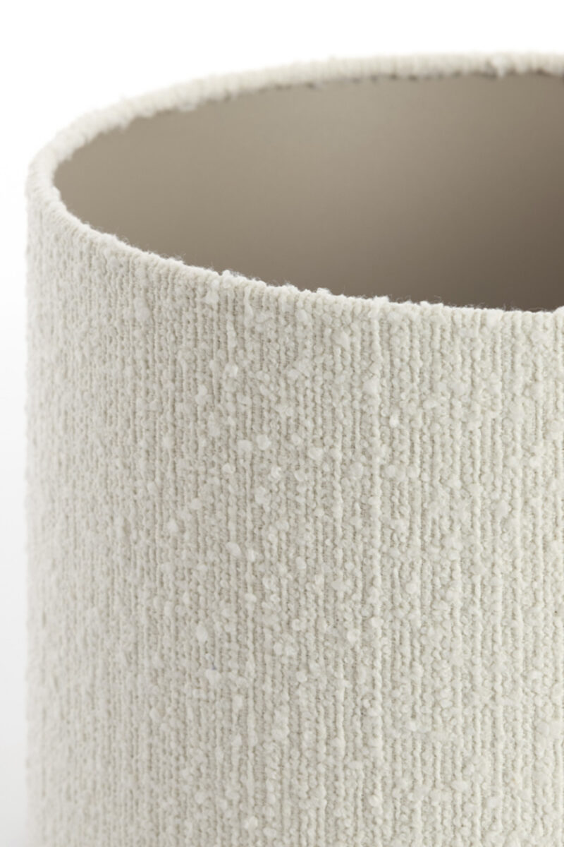 Pantalla de lámpara de lino color crema Light & Living Bolero - Ø 30 cm - Imagen 8