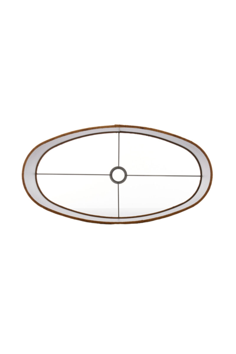 Pantalla de lámpara de terciopelo color dorado para decoración Light & Living Gemstone - H. 32 cm - Imagen 5