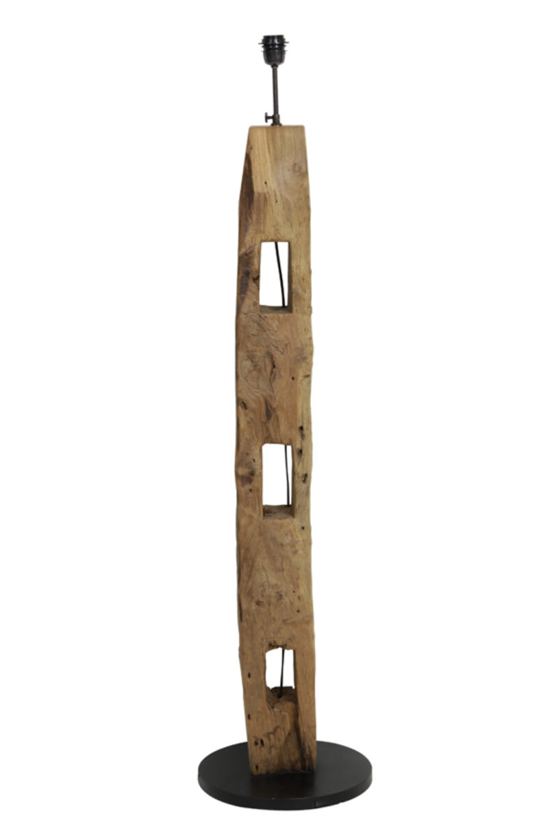 Base de lámpara de madera con apariencia natural Light & Living Karlovo - H. 144 cm - Imagen 2