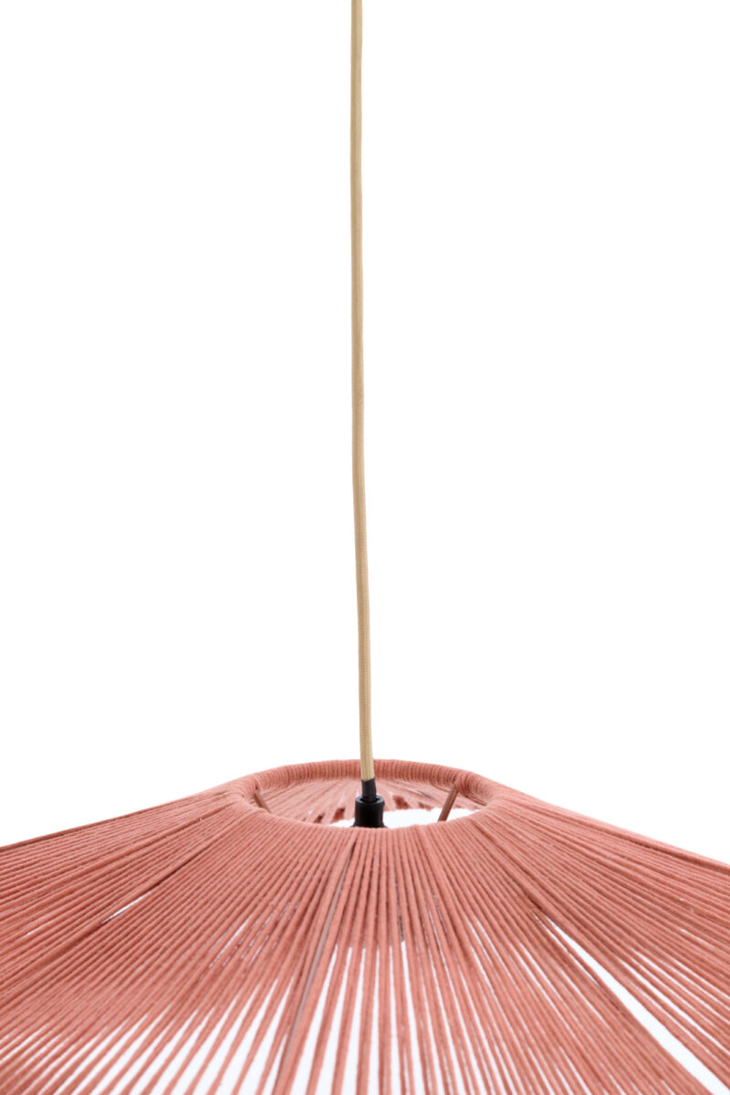 Lámpara rosa con diseño ondulado Light & Living Rafa - Ø 70 cm - Imagen 5