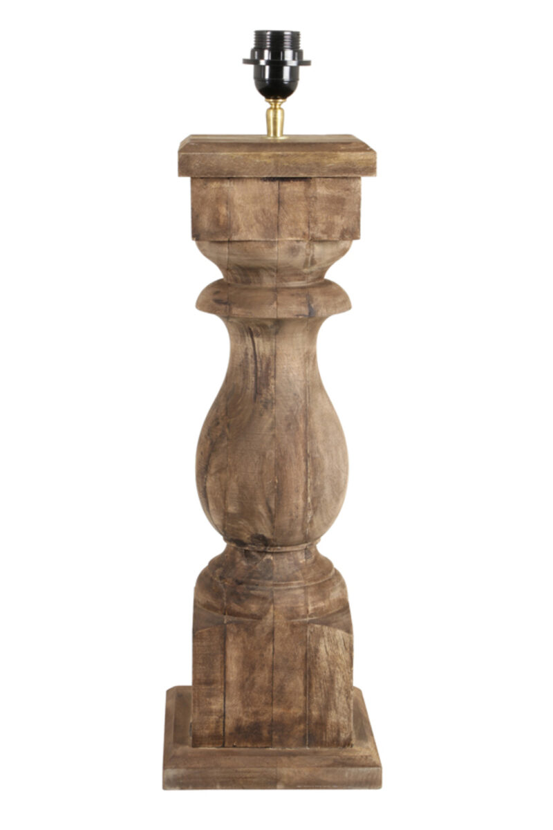 Base de lámpara de madera diseño clásico Light & Living Cadore - H. 64 cm - Imagen 2