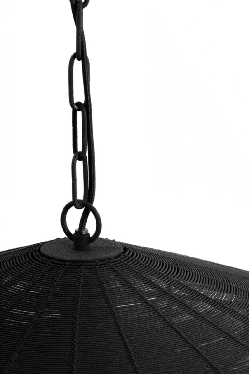 Lámpara ovalada negra con diseño moderno Light & Living Bahoto - Ø 51 cm - Imagen 5
