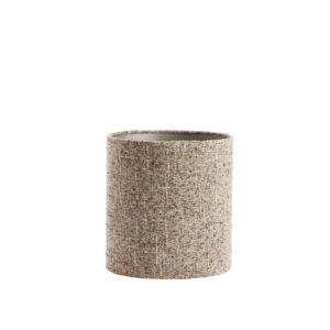 Pantalla de tela en tonos neutros Light & Living Osire - Ø 30 cm