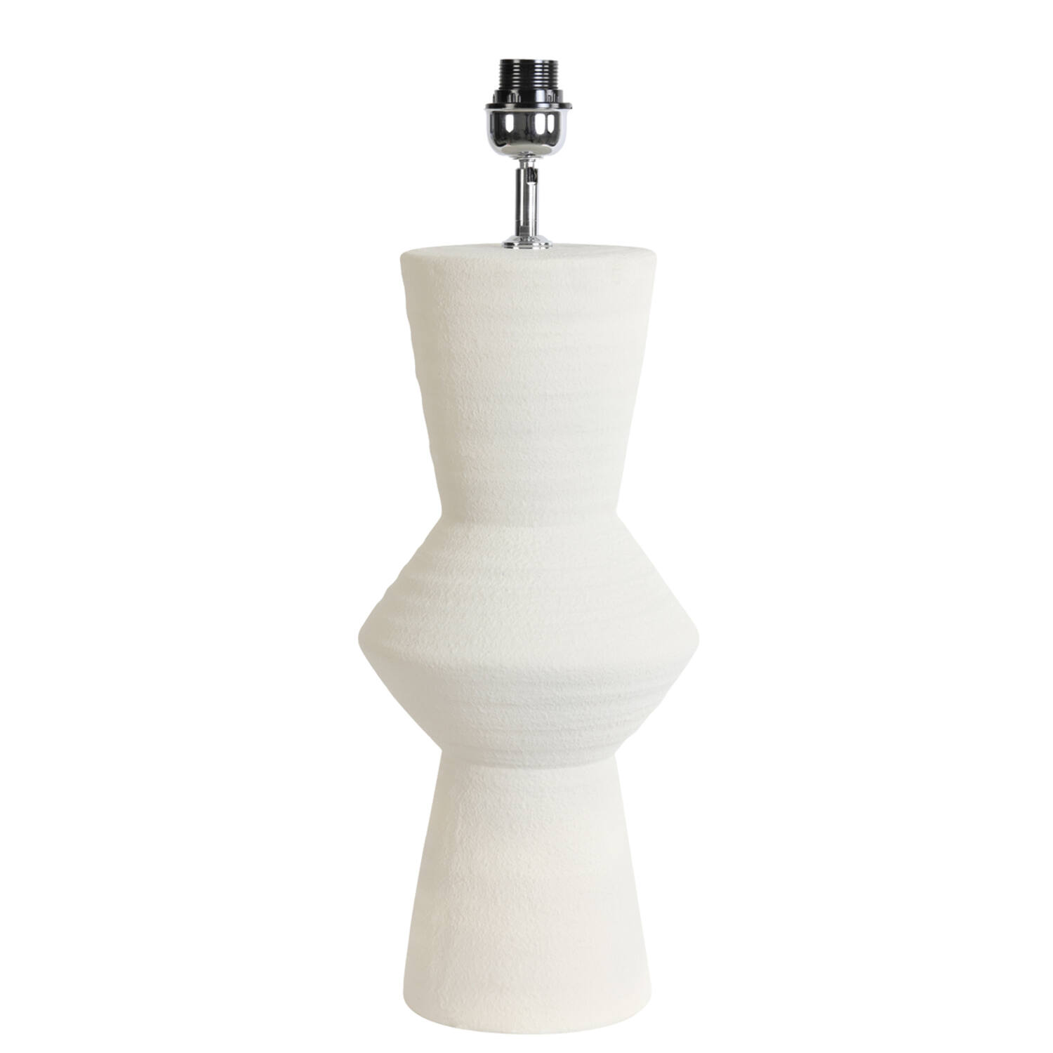Base de lámpara blanca con diseño escultórico Light & Living Ayla – H. 61 cm
