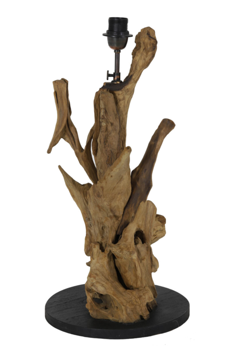 Base de lámpara de madera Light & Living Arbanasi - H. 63 cm - Imagen 3