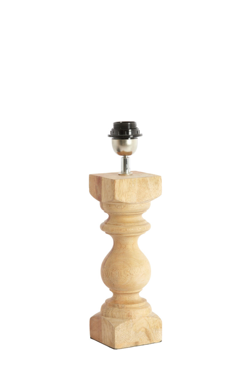 Base de lámpara decorativa de madera Light & Living Cumani - H. 36 cm - Imagen 3