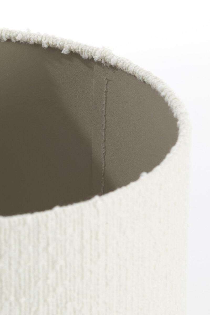 Pantalla de lámpara de forma cilíndrica blanca Light & Living Bolero - Ø 20 cm - Imagen 6