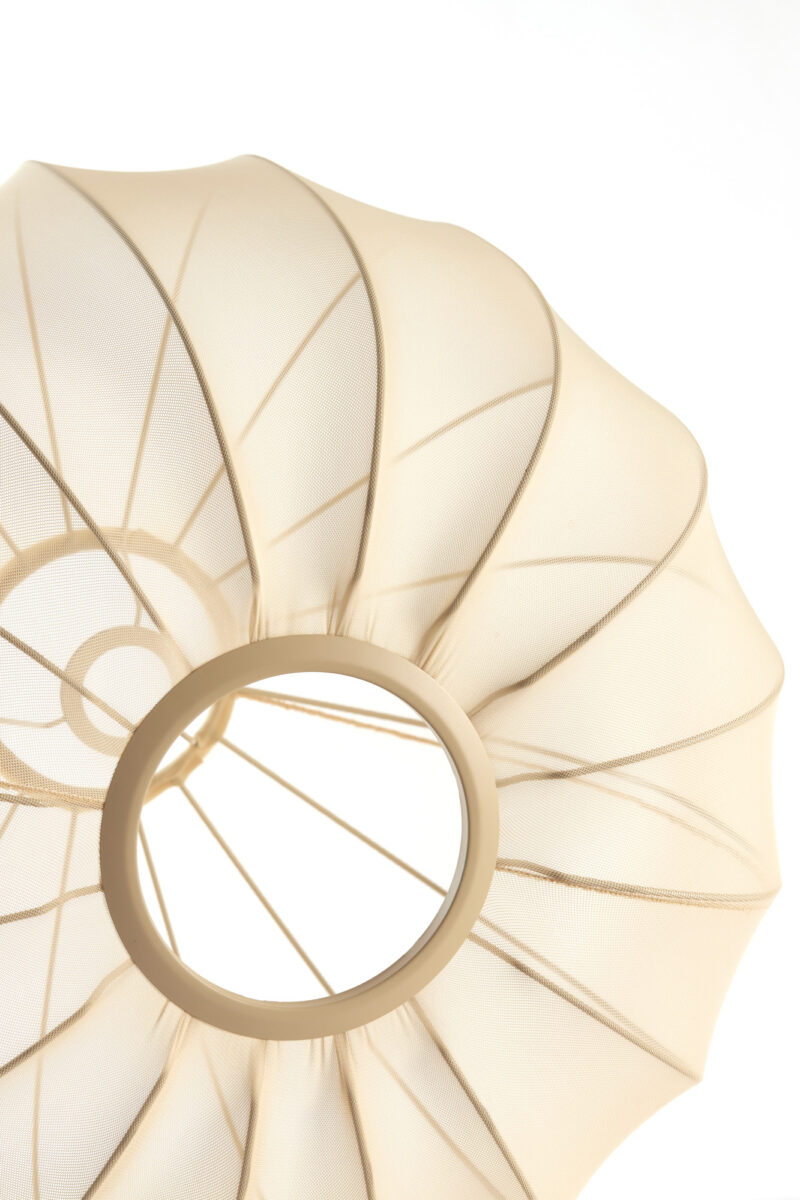 Pantalla de lámpara de tela transparente Light & Living Plumeria - Ø 50 cm - Imagen 8