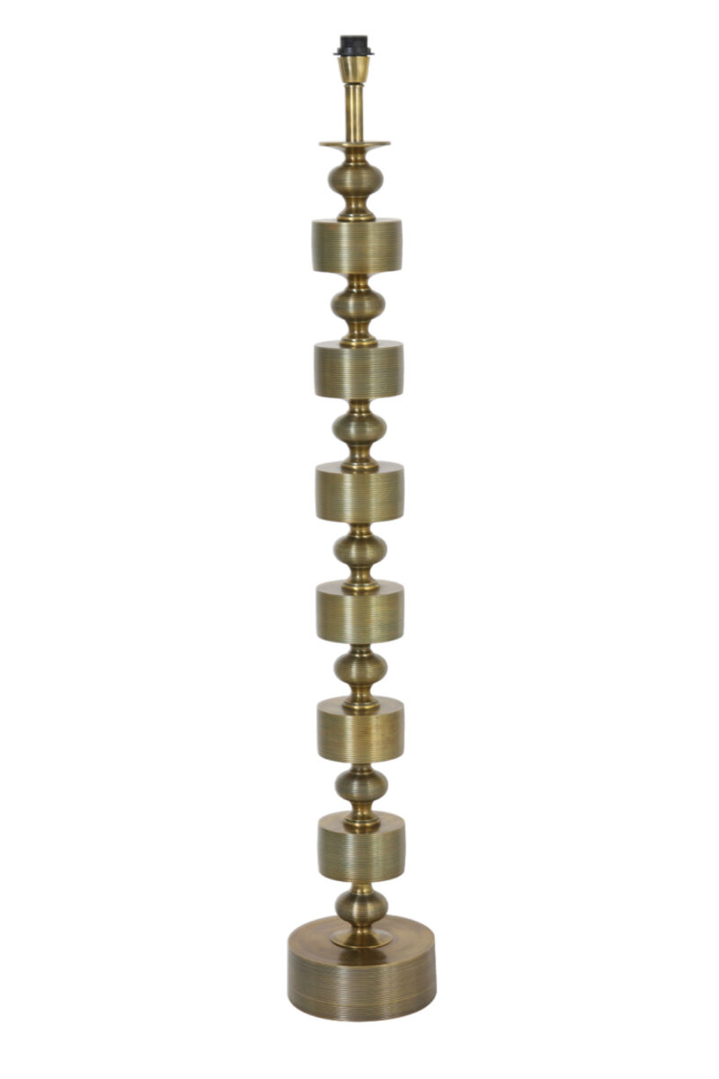Base de lámpara dorada estilo vintage Light & Living Gody - H. 137 cm - Imagen 2