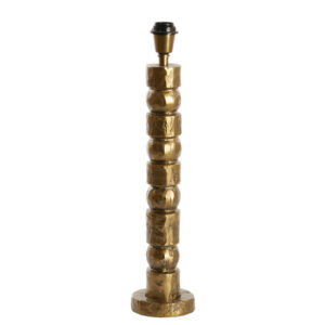 Base de lámpara dorada diseño escultórico Light & Living Akti - H. 58 cm