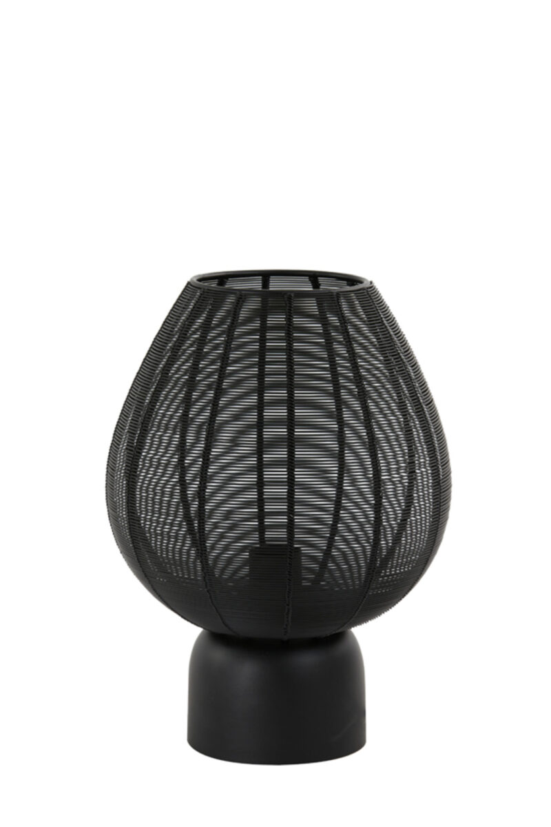 Lámpara de mesa negra diseño de alambre Light & Living Suneko – H. 34 cm - Imagen 2