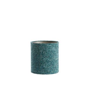 Pantalla de lámpara cilíndrica turquesa de tela Light & Living Osire - Ø 25 cm