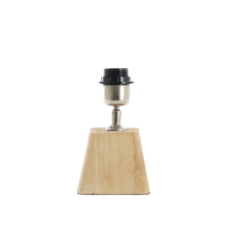 Base de lámpara de madera cuadrada Light & Living Kardan - H. 15 cm
