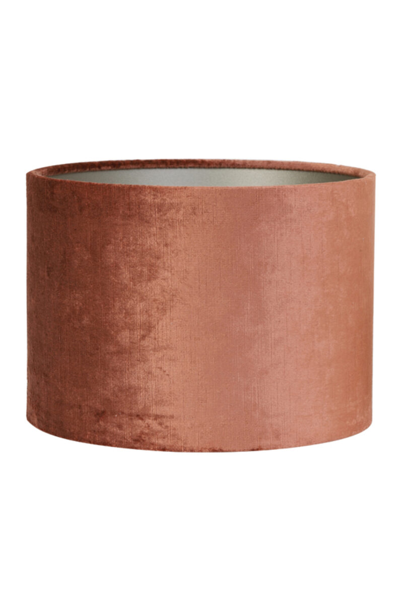 Pantalla de lámpara de terciopelo color cobre Light & Living Gemstone - Ø 20 cm - Imagen 2