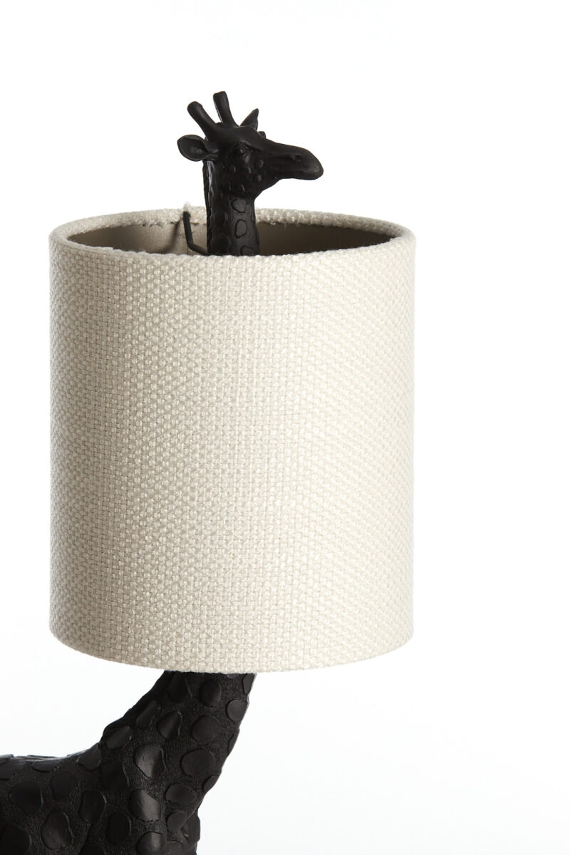 Lámpara jirafa con pantalla blanca Light & Living Giraffe – H. 68 cm - Imagen 4