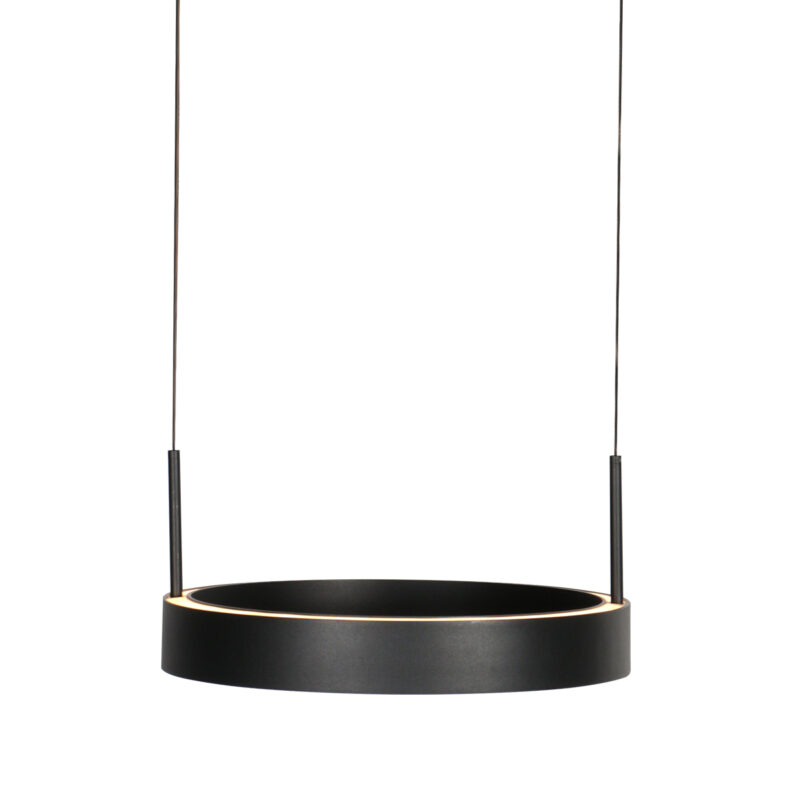 Lámpara de comedor de diseño negra con doble aro Steinhauer Mykty - Imagen 7