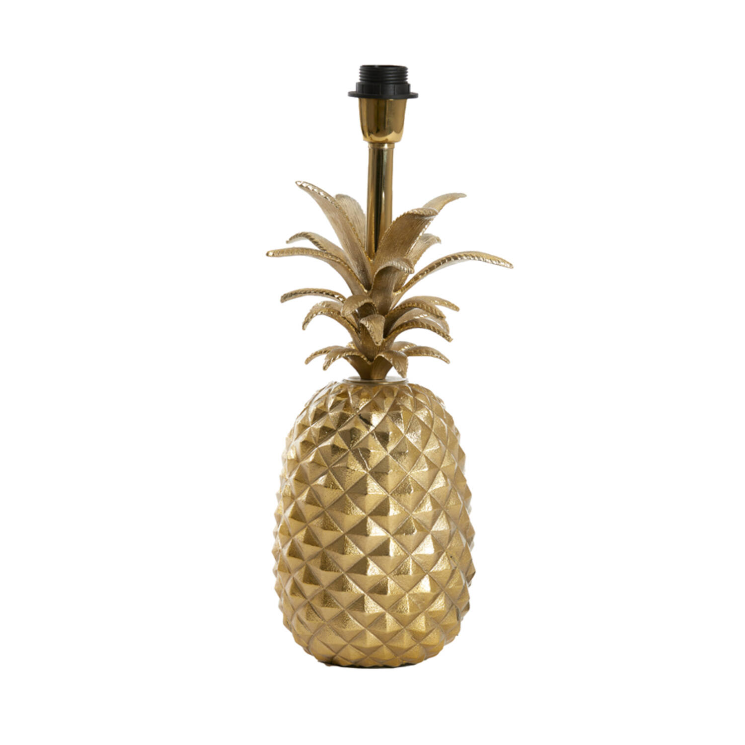 base de lámpara de piña dorada Light & Living Pineapple - H. 42 cm