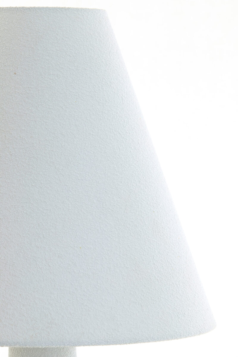 Lámpara de pie cónica blanca estilo escandinavo Light & Living Devia - H. 168 cm - Imagen 3