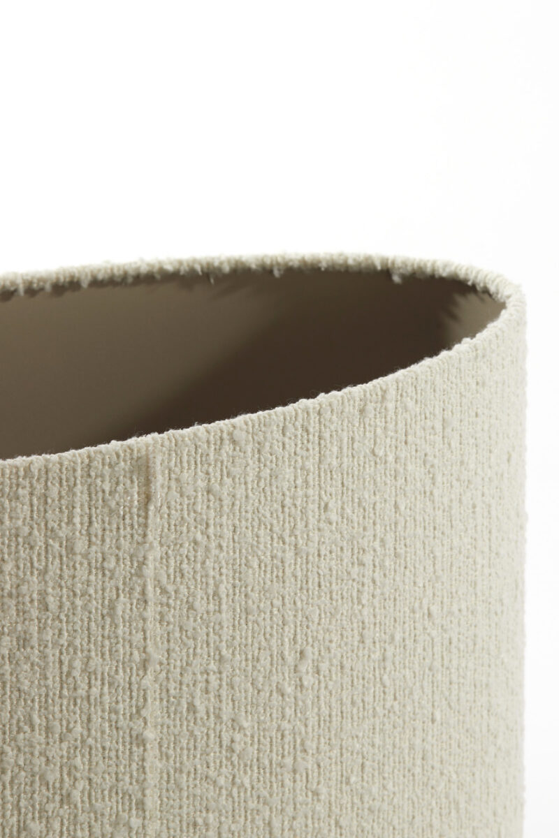 Pantalla cilíndrica beige para una iluminación acogedora Light & Living Bolero - H. 32 cm - Imagen 6