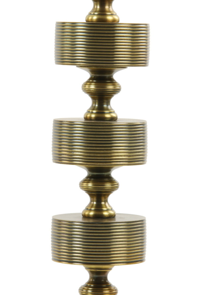 Base de lámpara moderna con estrías Light & Living Gody - H. 43 cm - Imagen 3