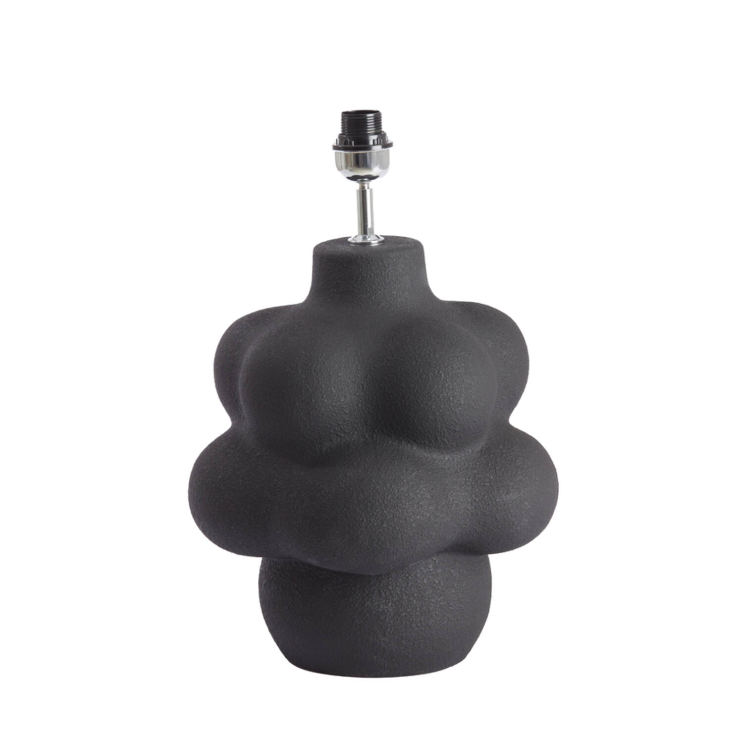 Base de lámpara de mesa negra moderna Light & Living Carilo - H. 50 cm