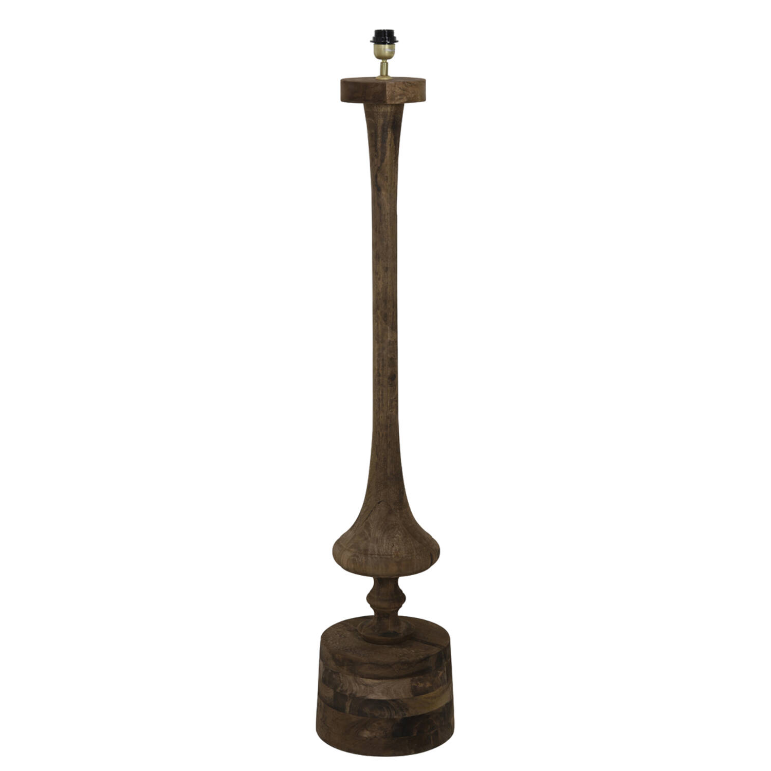 Base de lámpara clásica de madera Light & Living Ronin - H. 135 cm