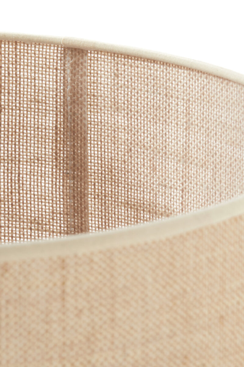 Pantalla de lámpara cilíndrica beige para iluminación ambiental Light & Living Sendai - Ø 25 cm - Imagen 6