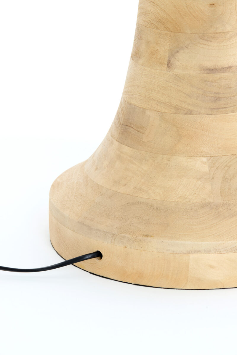 Lámpara de diseño moderno con base de madera Light & Living Jovany - H. 135 cm - Imagen 5