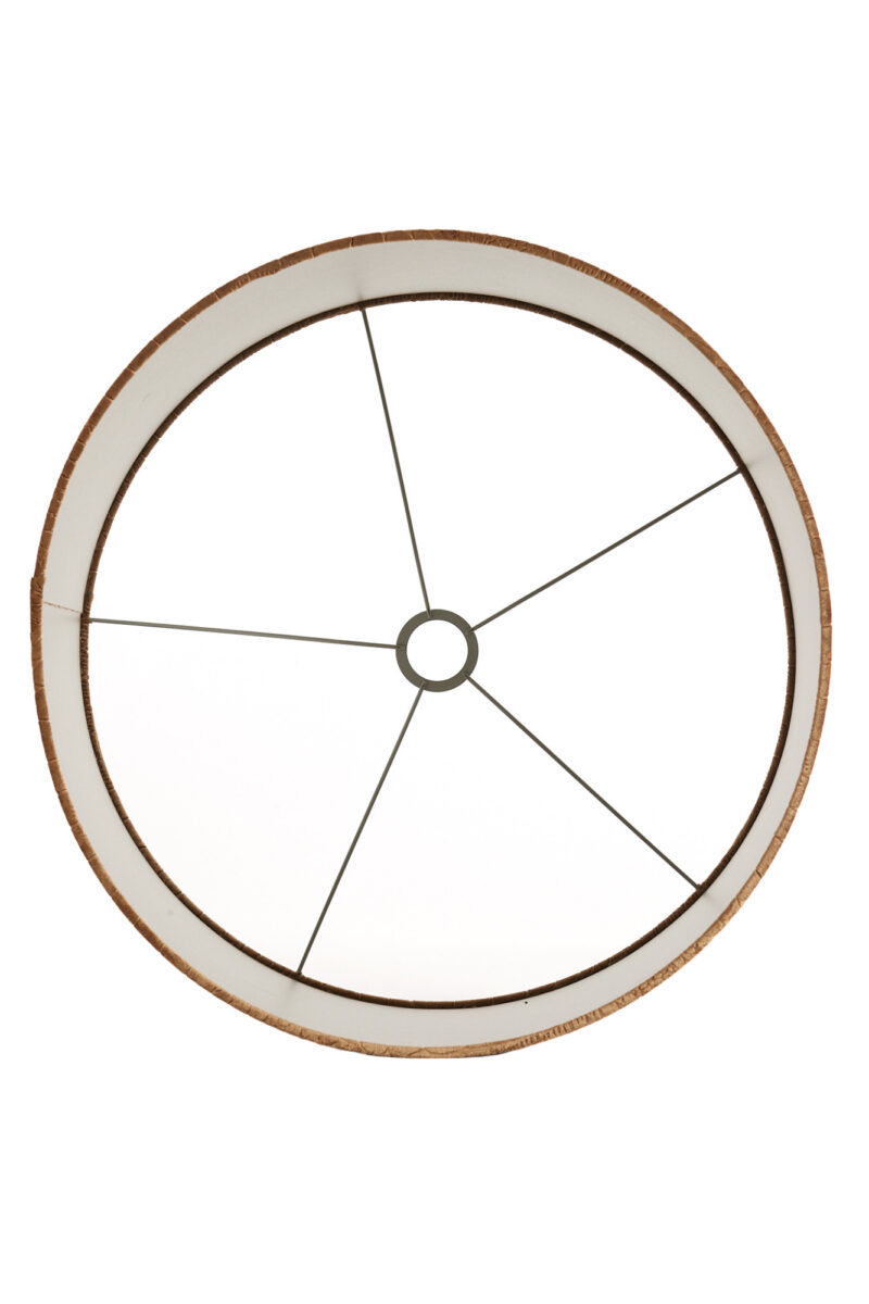 Pantalla de lámpara dorada con estampado de cocodrilo Light & Living Praya - Ø 50 cm - Imagen 3