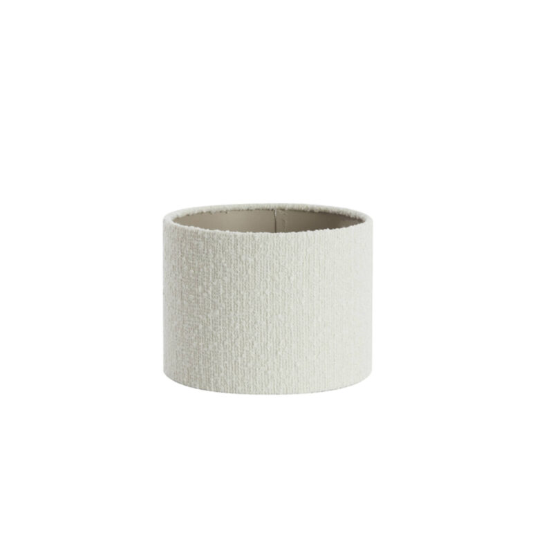 Pantalla de lámpara de forma cilíndrica blanca Light & Living Bolero - Ø 20 cm