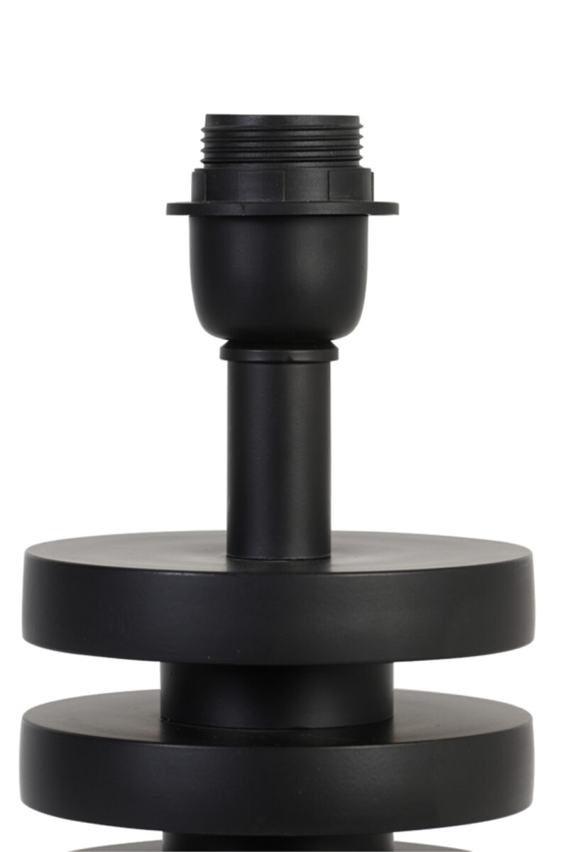 Base de lámpara negra moderna con estilo Light & Living Desley - H. 40 cm - Imagen 5