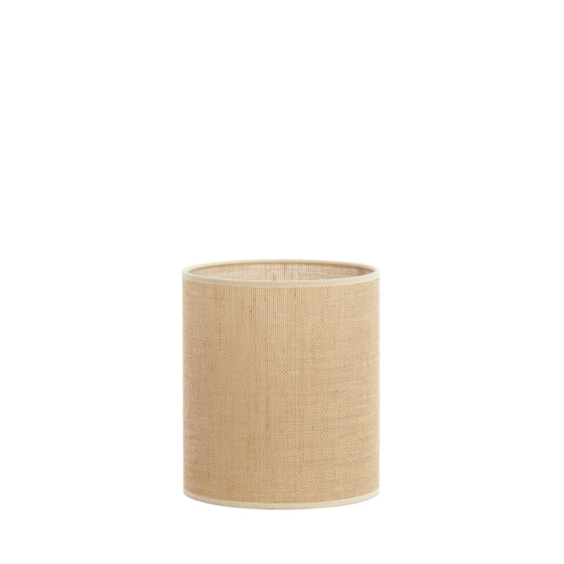 Pantalla de lámpara cilíndrica beige original Light & Living Sendai - Ø 20 cm