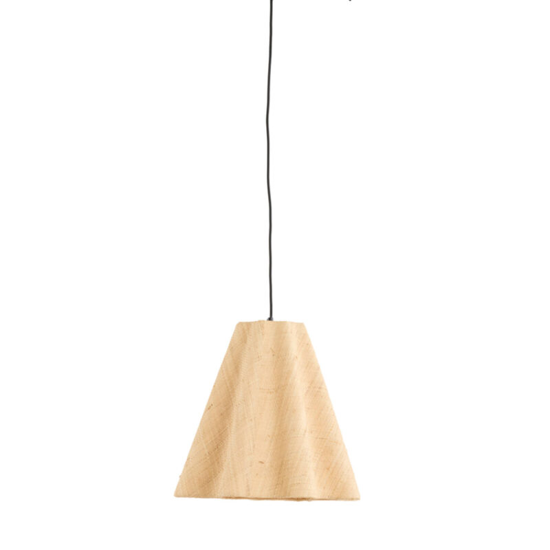 Lámpara colgante cónica de mimbre Light & Living Bezaha - Ø 40 cm