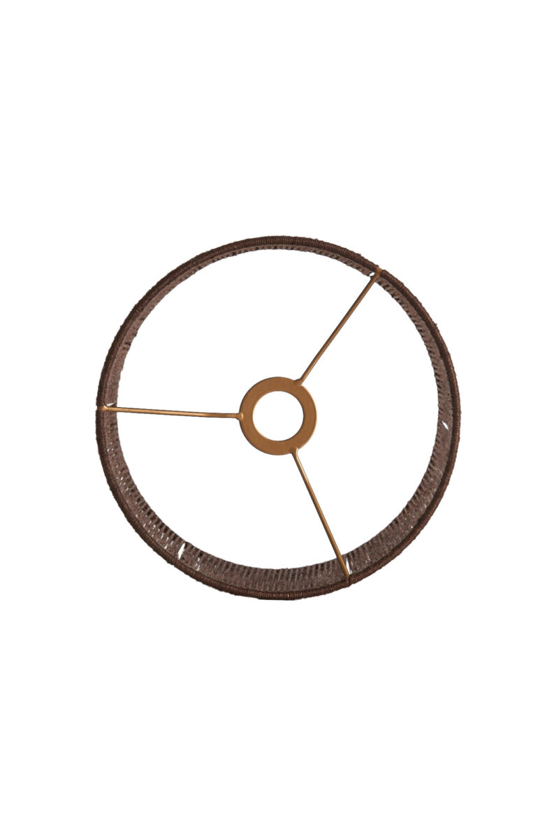 Lámpara de hilo marrón en forma cilíndrica Light & Living Tossa - Ø 30 cm - Imagen 6