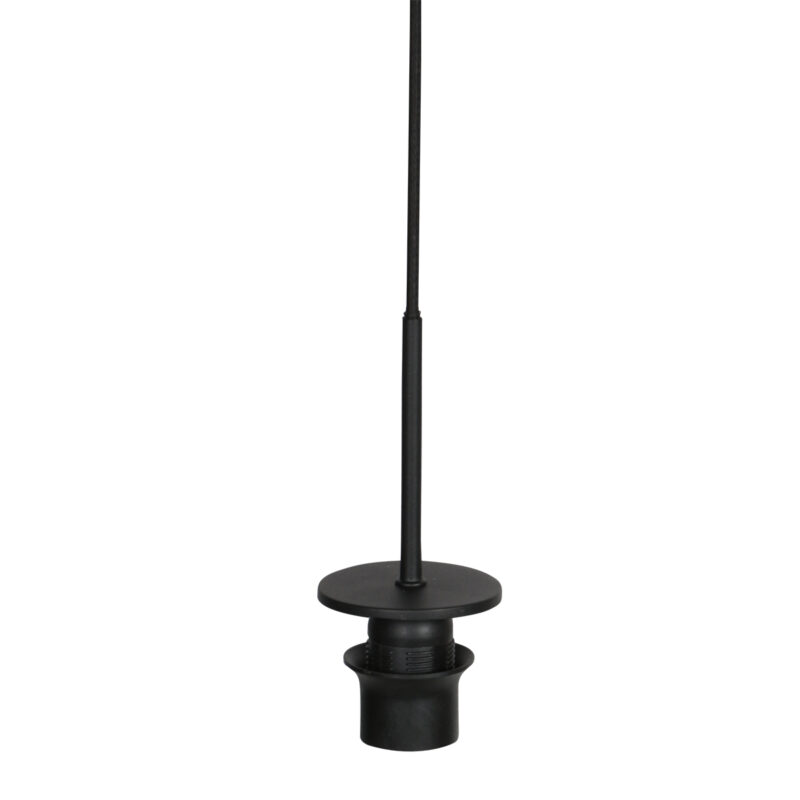Lámpara colgante alargada negra con 5 cables ajustables Mexlite HaloSwap - Imagen 3