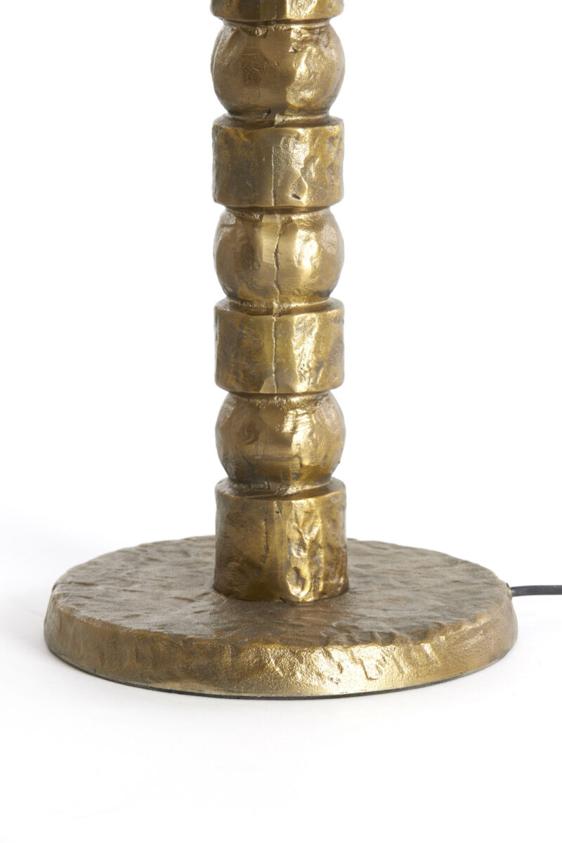Base de lámpara dorada con relieve Light & Living Akti - H. 146 cm - Imagen 5