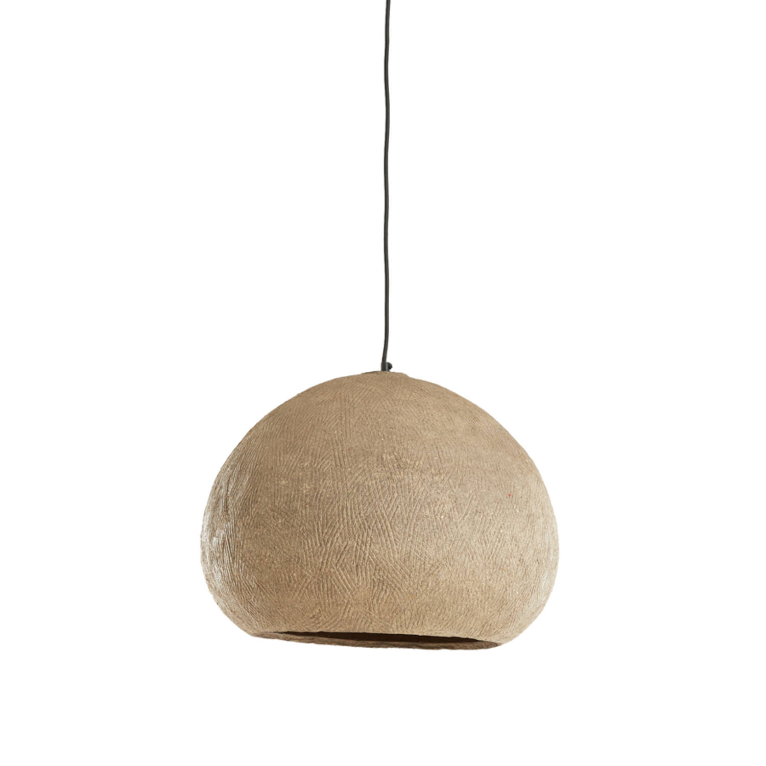 Lámpara colgante beige con aspecto textil natural Light & Living Celmiros - Ø 51 cm