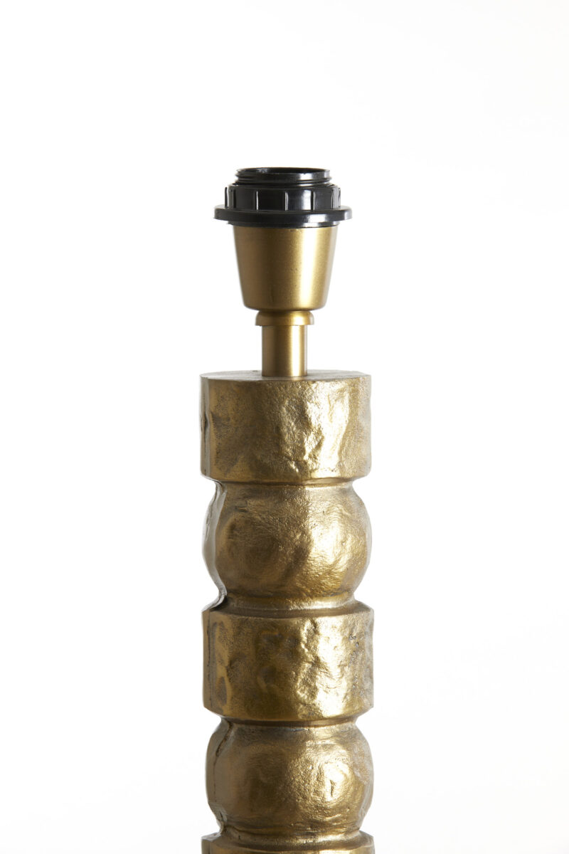 Base de lámpara dorada con relieve Light & Living Akti - H. 146 cm - Imagen 3