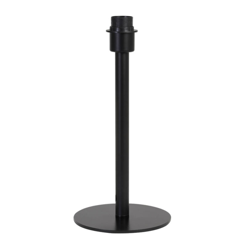 Base de lámpara negra en forma de cilindro Light & Living Rodrigo - H. 37,5 cm